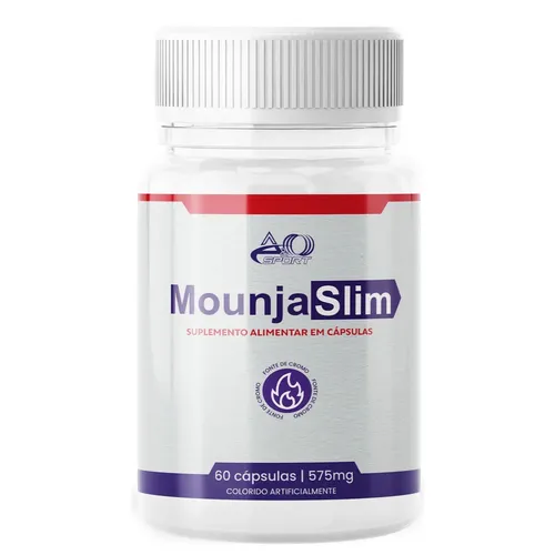 Kit 3 Mounja Slim Suplemento 60 Cápsulas - Monjaslim Sem Sabor