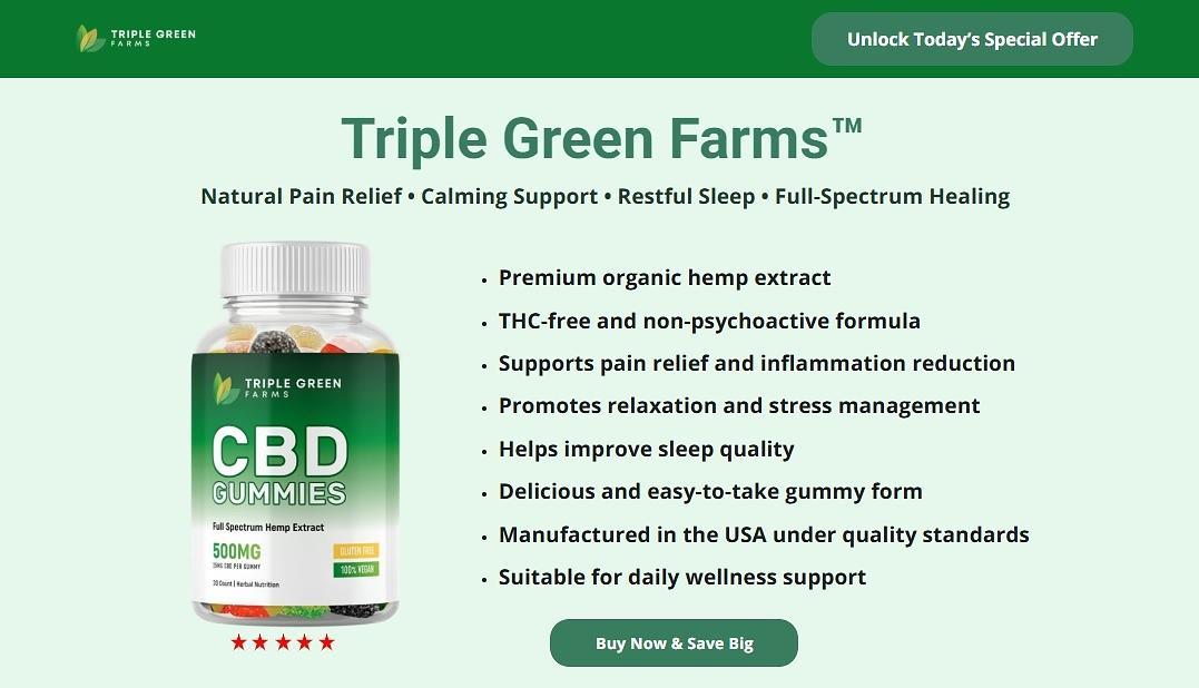 Triple Green Farms Reviews &ndash; Price Update & Organic Ingredients - Issabel